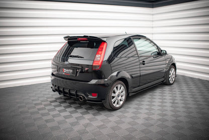Street Pro Diffusor Flaps passend für Ford Fiesta ST Mk6 schwarz matt + Hochglanz Flaps
