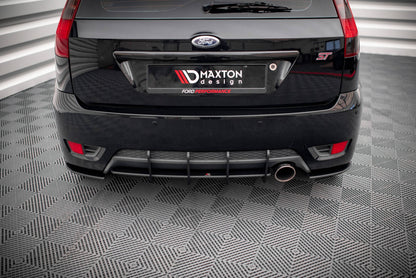 Street Pro Diffusor Flaps passend für Ford Fiesta ST Mk6 schwarz matt