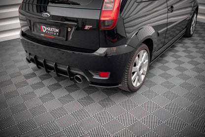 Street Pro Diffusor Flaps passend für Ford Fiesta ST Mk6 schwarz matt
