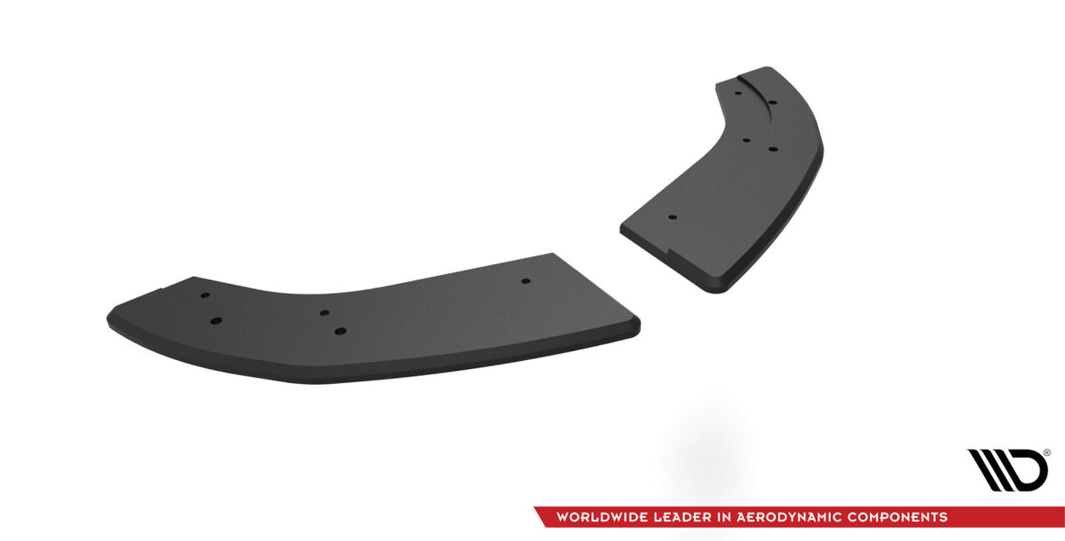 Street Pro Diffusor Flaps passend für Ford Fiesta ST Mk6 schwarz matt