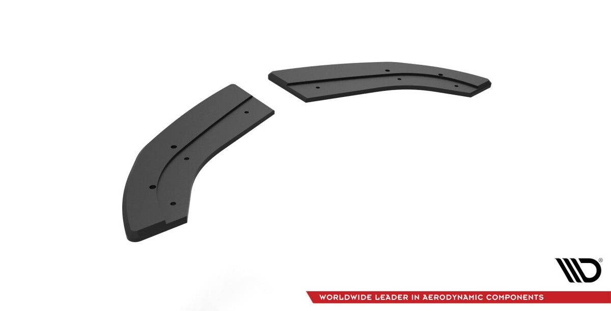 Street Pro Diffusor Flaps passend für Ford Fiesta ST Mk6 schwarz matt