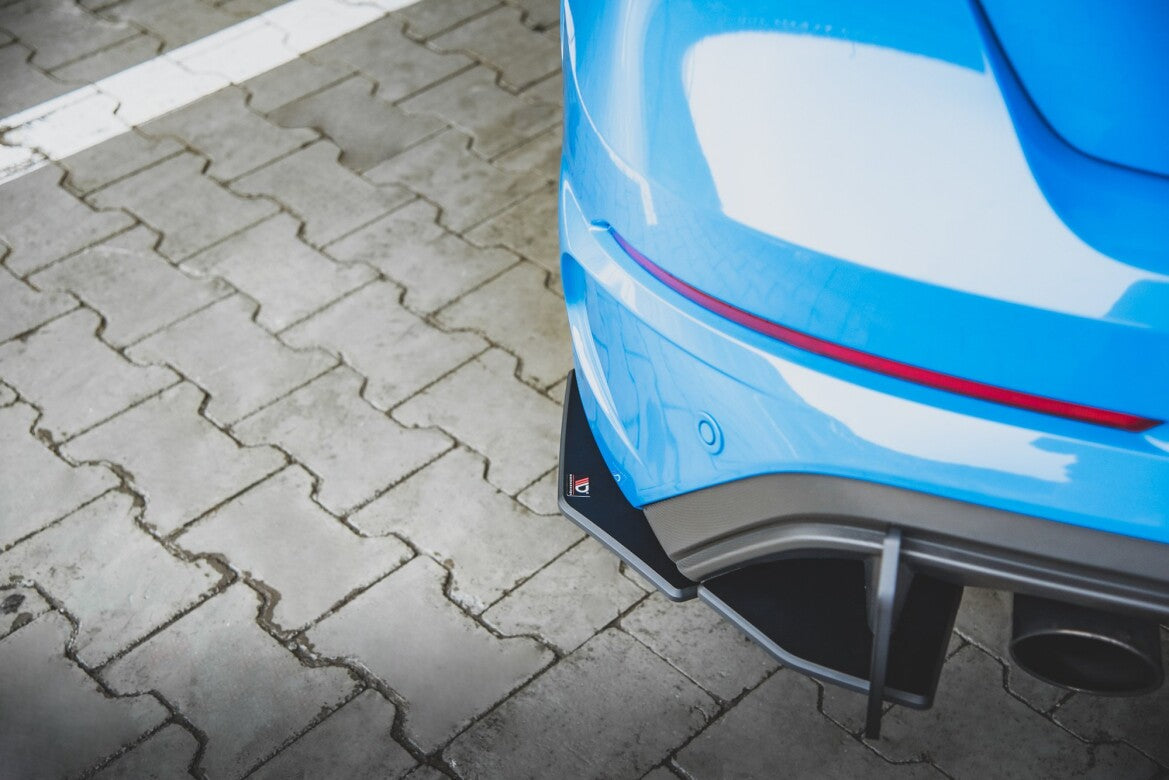 Street Pro Diffusor Flaps passend für Ford Focus RS Mk3 schwarz matt