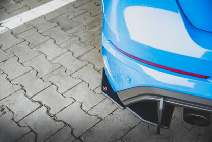 Street Pro Diffusor Flaps passend für Ford Focus RS Mk3 schwarz matt