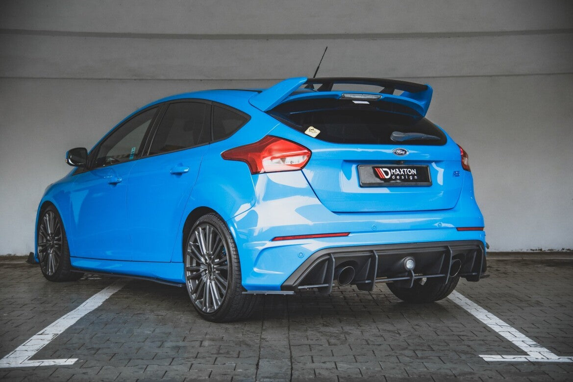 Street Pro Diffusor Flaps passend für Ford Focus RS Mk3 schwarz matt