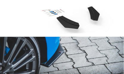 Street Pro Diffusor Flaps passend für Ford Focus RS Mk3 schwarz matt