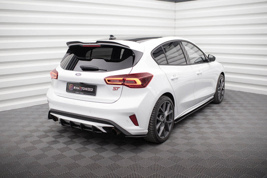 Street Pro Diffusor Flaps passend für Ford Focus ST Mk4 schwarz matt
