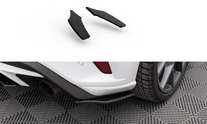 Street Pro Diffusor Flaps passend für Ford Focus ST Mk4 schwarz matt