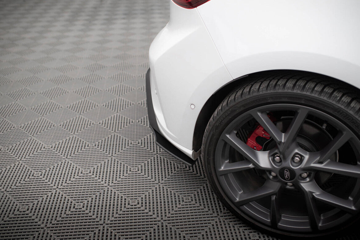 Street Pro Diffusor Flaps passend für Ford Focus ST Mk4 schwarz matt