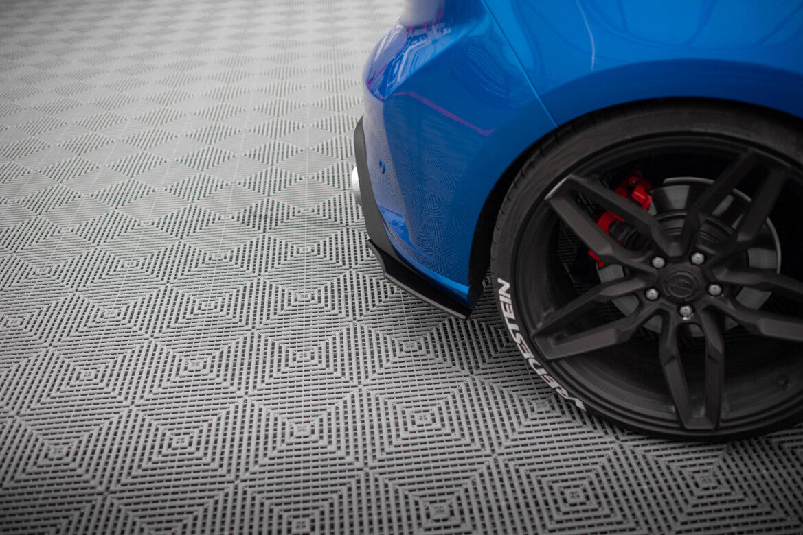 Street Pro Diffusor Flaps passend für Ford Focus ST Mk4 schwarz matt