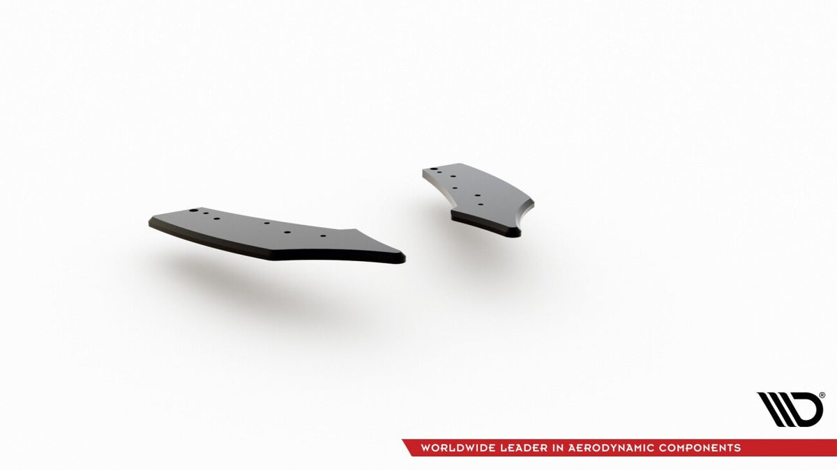 Street Pro Diffusor Flaps passend für Ford Focus ST Mk4 schwarz matt