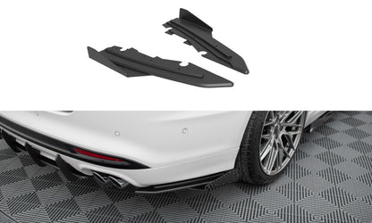 Street Pro Diffusor Flaps passend für Ford Mondeo Sport Mk5 FL / Fusion Sport Mk2 FL schwarz matt + Hochglanz Flaps