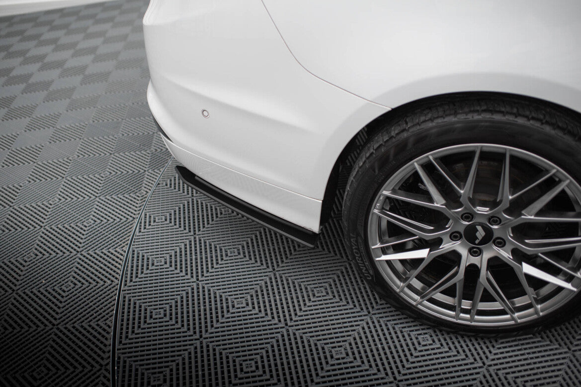 Street Pro Diffusor Flaps passend für Ford Mondeo Sport Mk5 FL / Fusion Sport Mk2 FL schwarz matt