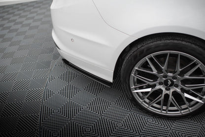 Street Pro Diffusor Flaps passend für Ford Mondeo Sport Mk5 FL / Fusion Sport Mk2 FL schwarz matt