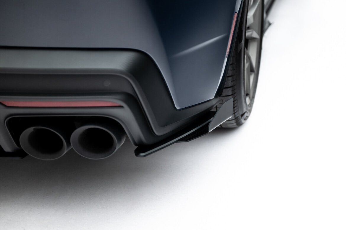 Street Pro Diffusor Flaps passend für Ford Mustang Dark Horse Mk7 schwarz matt + Hochglanz Flaps