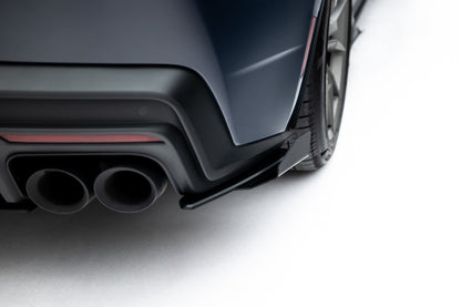 Street Pro Diffusor Flaps passend für Ford Mustang Dark Horse Mk7 schwarz matt + Hochglanz Flaps