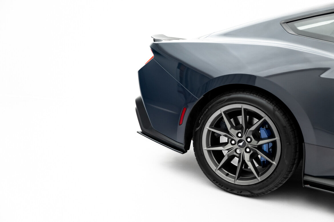 Street Pro Diffusor Flaps passend für Ford Mustang Dark Horse Mk7 schwarz matt