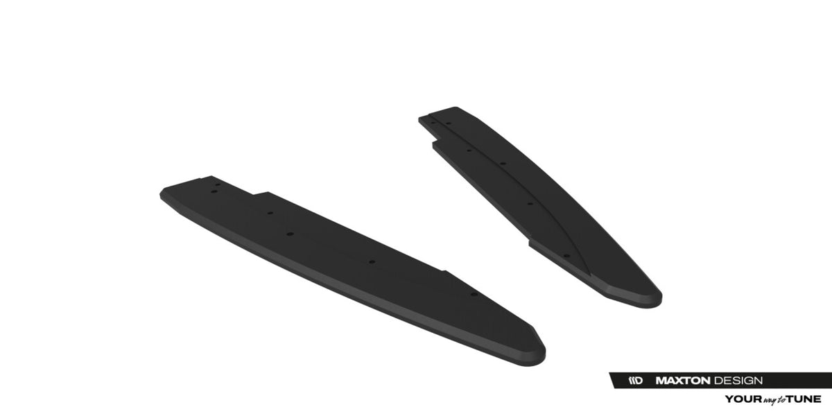 Street Pro Diffusor Flaps passend für Ford Mustang Dark Horse Mk7 schwarz matt