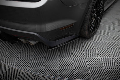 Street Pro Diffusor Flaps passend für Ford Mustang GT Mk6 roter Kern