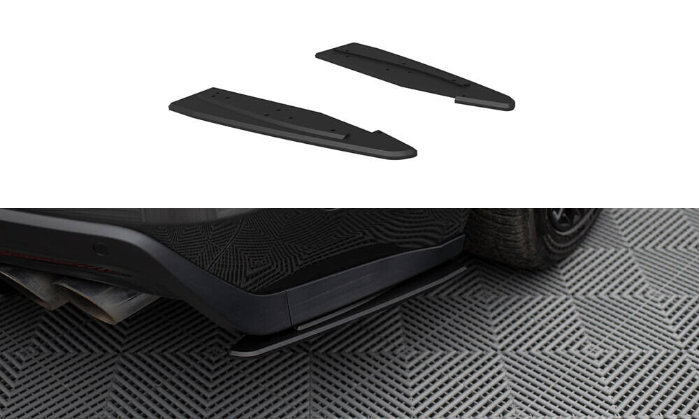 Street Pro Diffusor Flaps passend für Ford Mustang GT Mk6 roter Kern