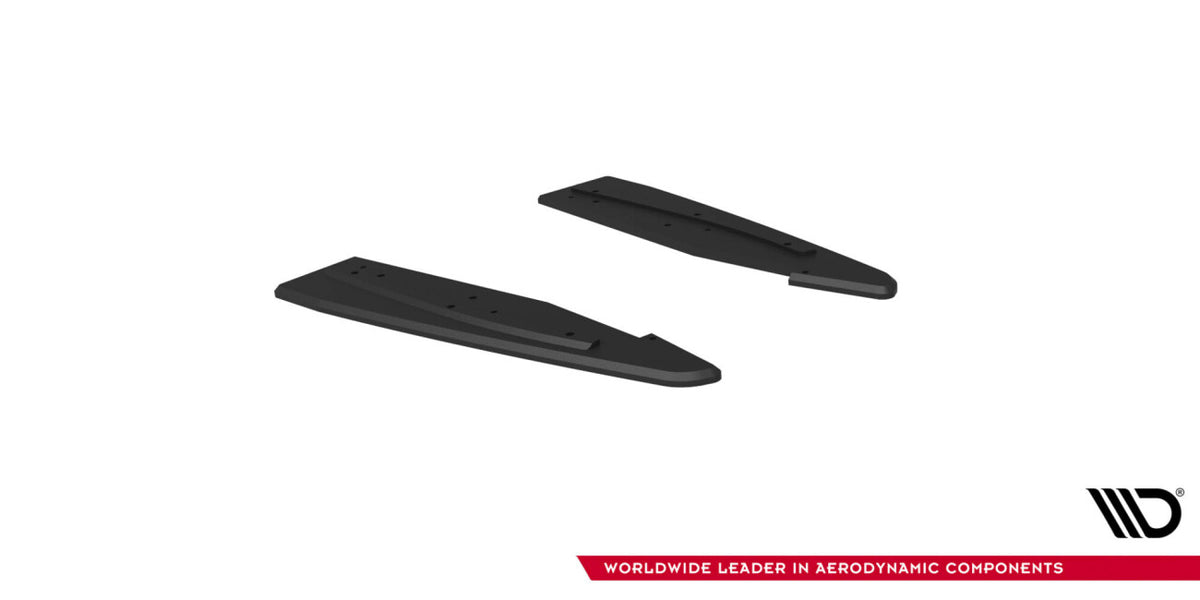 Street Pro Diffusor Flaps passend für Ford Mustang GT Mk6 schwarz matt