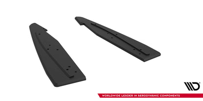 Street Pro Diffusor Flaps passend für Ford Mustang GT Mk6 schwarz matt
