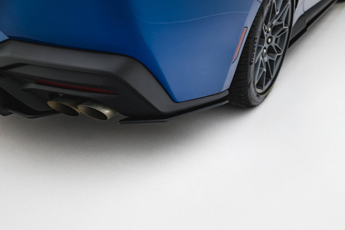 Street Pro Diffusor Flaps passend für Ford Mustang GT Mk7 schwarz matt