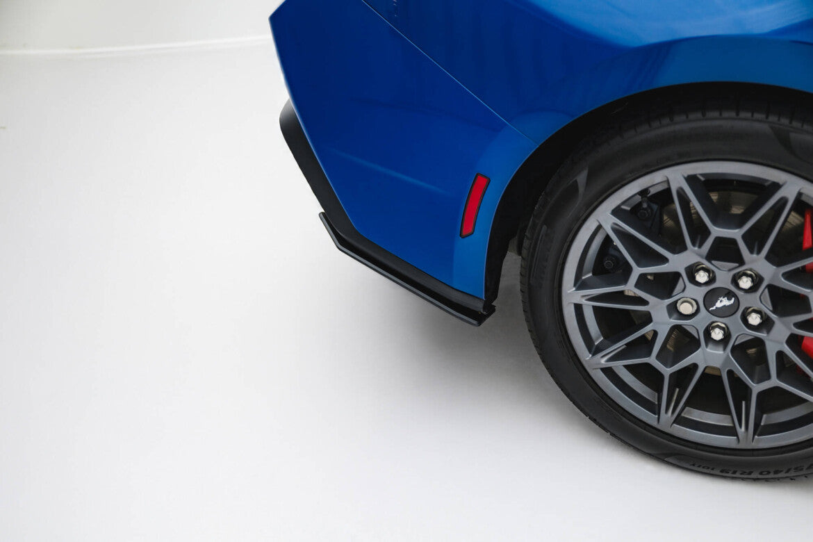 Street Pro Diffusor Flaps passend für Ford Mustang GT Mk7 schwarz matt