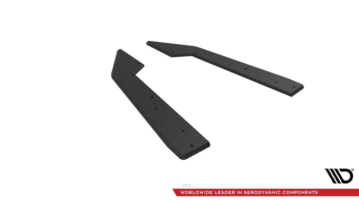 Street Pro Diffusor Flaps passend für Ford Mustang GT Mk7 schwarz matt