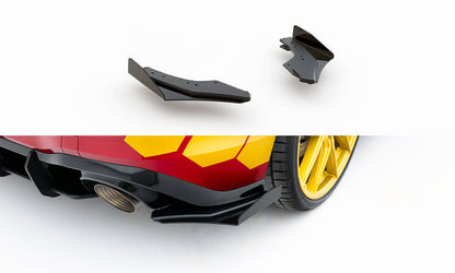Street Pro Diffusor Flaps passend für Ford VW Golf GTI Clubsport Mk8 FL schwarz matt + Hochglanz Flaps
