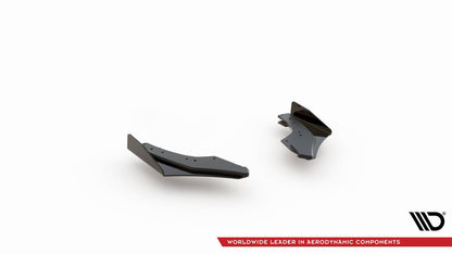 Street Pro Diffusor Flaps passend für Ford VW Golf GTI Clubsport Mk8 FL schwarz matt + Hochglanz Flaps