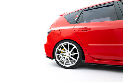 Street Pro Diffusor Flaps passend für Mazda 3 MPS Mk1 EU Version schwarz matt