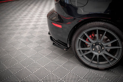 Street Pro Diffusor Flaps passend für Mazda 3 MPS Mk1 US-Spec Version schwarz matt + Hochglanz Flaps