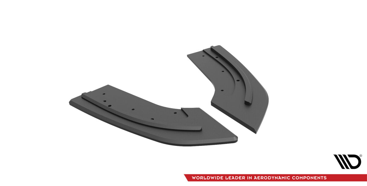 Street Pro Diffusor Flaps passend für Mazda 3 MPS Mk1 US-Spec Version schwarz matt