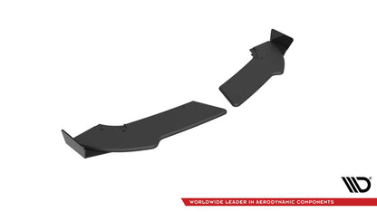 Street Pro Diffusor Flaps passend für Mercedes A 45 AMG W176 FL schwarz matt + Hochglanz Flaps