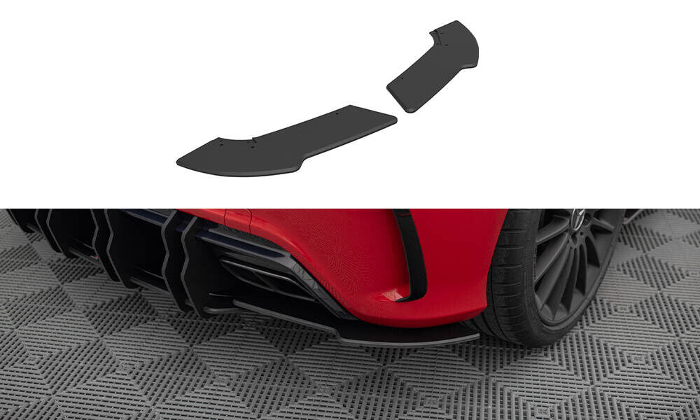 Street Pro Diffusor Flaps passend für Mercedes A 45 AMG W176 FL schwarz matt