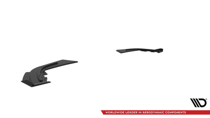 Street Pro Diffusor Flaps passend für Mercedes-AMG A35 Hatchback W177 schwarz matt + Hochglanz Flaps