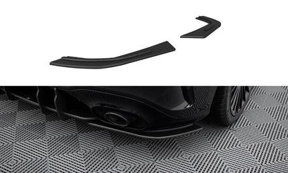 Street Pro Diffusor Flaps passend für Mercedes-AMG A35 Hatchback W177 schwarz matt