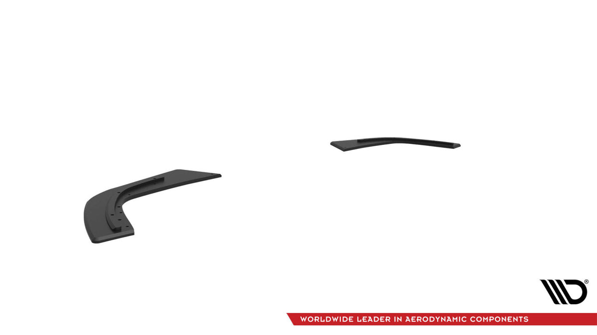 Street Pro Diffusor Flaps passend für Mercedes-AMG A35 Hatchback W177 schwarz matt