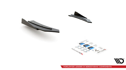 Street Pro Diffusor Flaps passend für Mercedes-AMG C43 Coupe C205 schwarz matt + Hochglanz Flaps