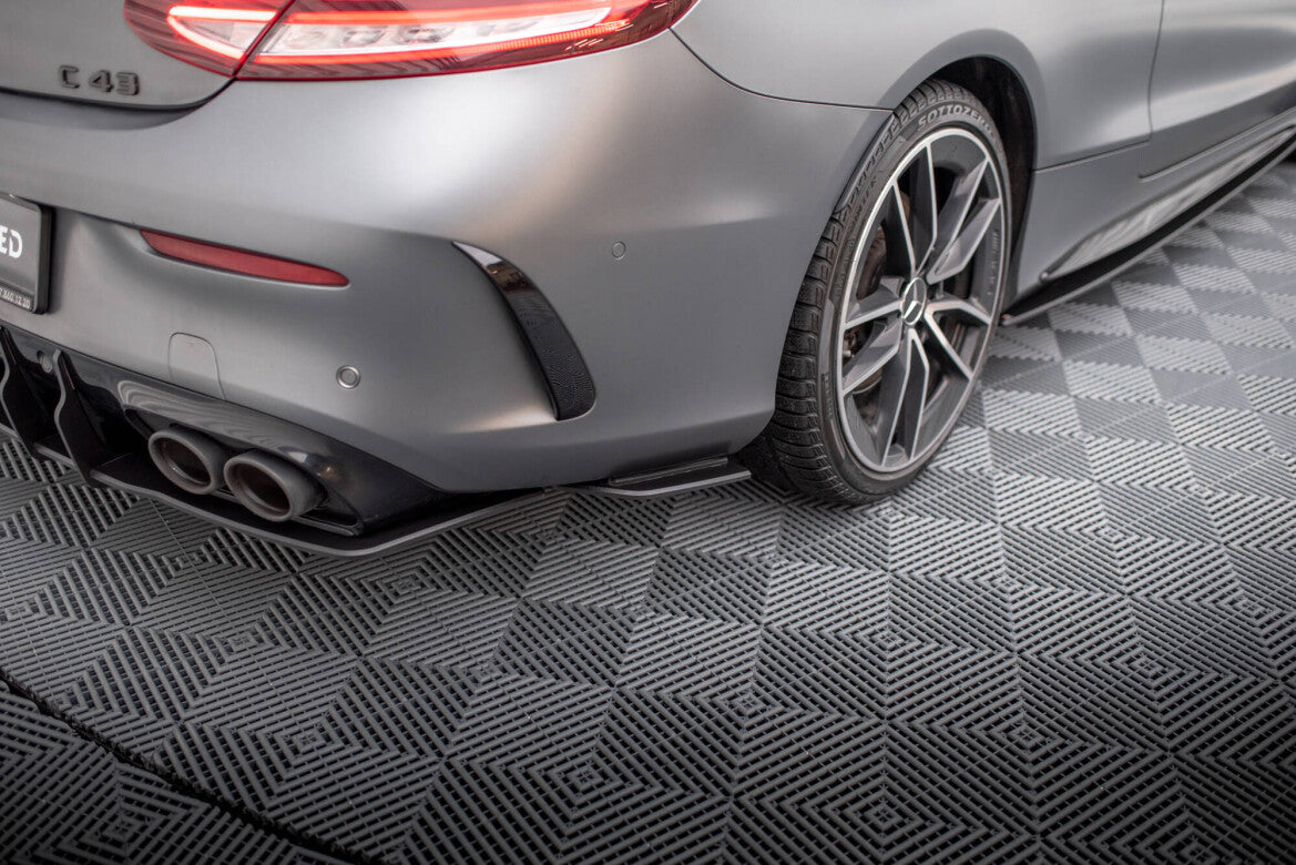 Street Pro Diffusor Flaps passend für Mercedes-AMG C43 Coupe / Cabrio C205 FL / A205 FL schwarz matt