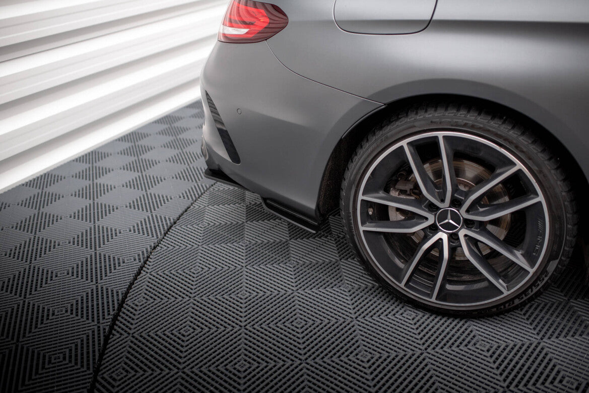 Street Pro Diffusor Flaps passend für Mercedes-AMG C43 Coupe / Cabrio C205 FL / A205 FL schwarz matt