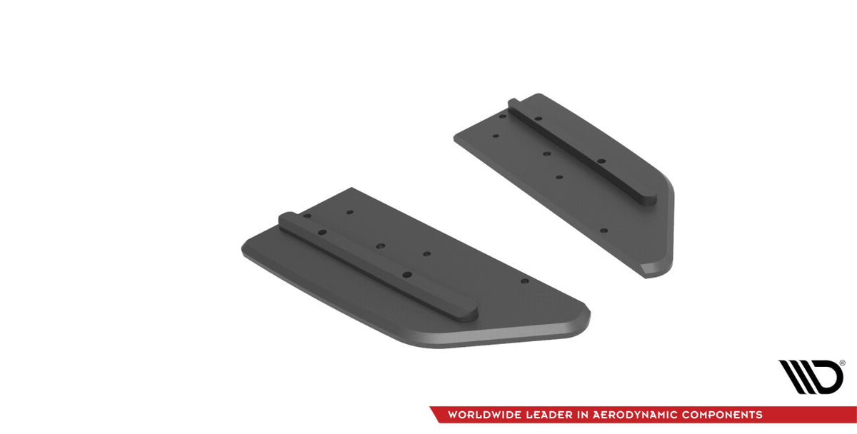 Street Pro Diffusor Flaps passend für Mercedes-AMG C43 Coupe / Cabrio C205 FL / A205 FL schwarz matt