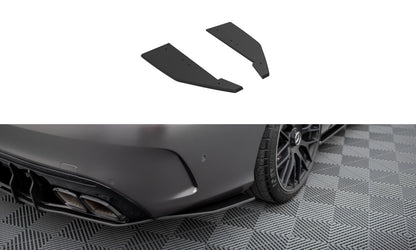 Street Pro Diffusor Flaps passend für Mercedes-AMG C63 Limousine / Kombi W205 FL schwarz matt