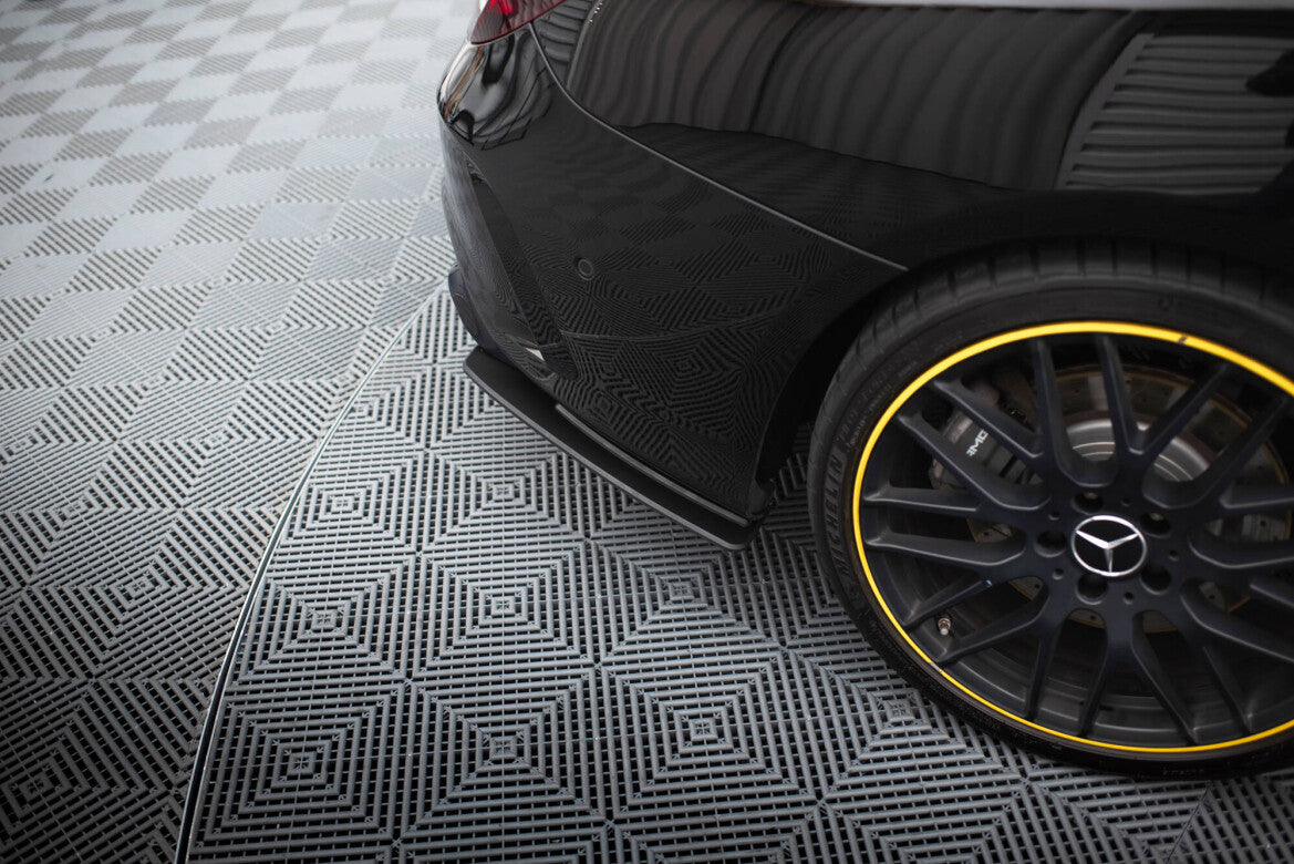 Street Pro Diffusor Flaps passend für Mercedes-AMG CLA 45 C117 FL mit AERO Paket schwarz matt