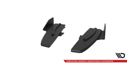 Street Pro Diffusor Flaps passend für Mercedes-AMG CLA 45 C117 FL schwarz matt + Hochglanz Flaps