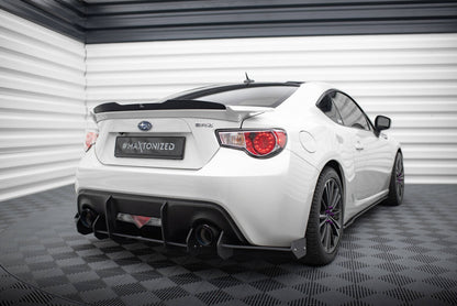 Street Pro Diffusor Flaps passend für Subaru BRZ Mk1 / Mk1 FL schwarz matt