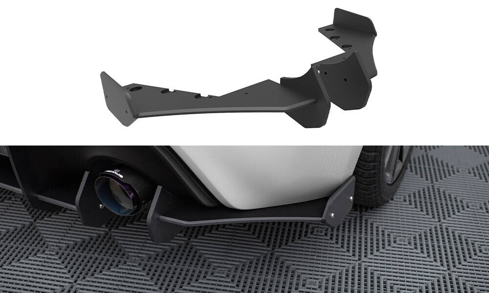 Street Pro Diffusor Flaps passend für Subaru BRZ Mk1 / Mk1 FL schwarz matt