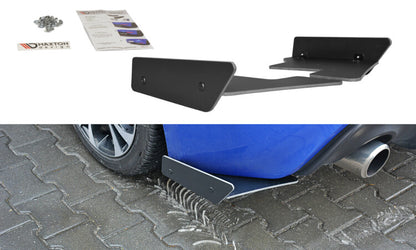 Street Pro Diffusor Flaps passend für Subaru BRZ Mk1 / Mk1 FL schwarz matt