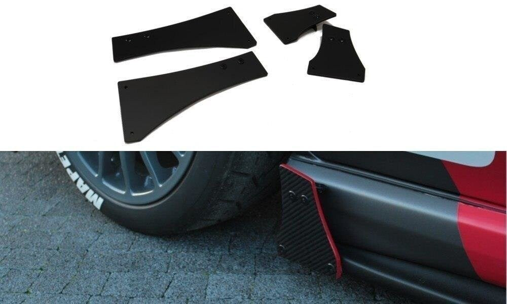 Street Pro Diffusor Flaps passend für Subaru Impreza WRX STI (BLOBEYE) schwarz matt