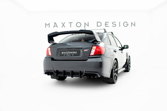 Street Pro Diffusor Flaps passend für Subaru Impreza WRX STI Mk3 FL schwarz matt